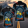 BlueJose Funny Beer Darts Old Game Personalized Name, Team Name Shirt (4 Colors)