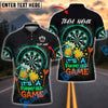 BlueJose Funny Beer Darts Old Game Personalized Name, Team Name Shirt (4 Colors)