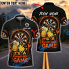BlueJose Funny Beer Darts Old Game Personalized Name, Team Name Shirt (4 Colors)