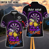 BlueJose Funny Beer Darts Old Game Personalized Name, Team Name Shirt (4 Colors)