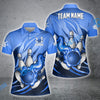 BlueJoses Bowling And Pins Fire Storm Customized Name 3D Shirt ( 6 Colors)