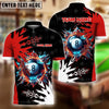BlueJose Billiards Ball 8 Pool Power Frozen Personalized Name Shirt (4 Colors)