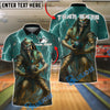 BlueJose Bowling And Pins Mummy Pharaoh Lightning Storm Customized Name, Team Name 3D Shirt (4 Colors)