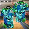 BlueJose Bowling And Pins Graffiti Hoodie Character Don't F*ck It Up Customized Name, Team Name 3D Shirt (4 Colors)