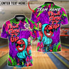 BlueJose Bowling And Pins Graffiti Hoodie Character Don't F*ck It Up Customized Name, Team Name 3D Shirt (4 Colors)