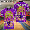 BlueJose Neon Bowling Shirt Who Gives A Split Design Customized Name, Team Name 3D Shirt (4 Colors)