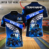 BlueJose Bowling And Pins Monster Truck Strike Customized Name, Team Name 3D Shirt (4 Colors)