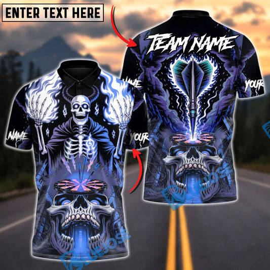 BlueJose Darts Demon’s Aim Personalized Name, Team Name Unisex Shirt (4 Colors)