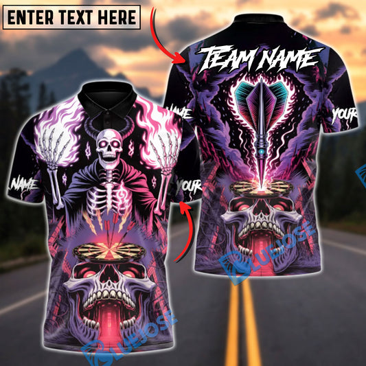 BlueJose Darts Demon’s Aim Personalized Name, Team Name Unisex Shirt (4 Colors)