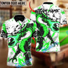 BlueJose Billiards 8-Ball Inferno Dragon Customized Name, Team Name 3D Shirt (4 Colors)
