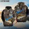 BlueJose Customize Name Walleye Fishing Nature 3D Shirts