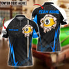BlueJose Billiards Ball 9 Breakout Cue Personalized Name, Team Name Unisex Shirt (4 Colors)