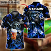 BlueJose Billiards 8-Ball Reaper Skull And Beer Personalized Name Shirt (4 Colors)