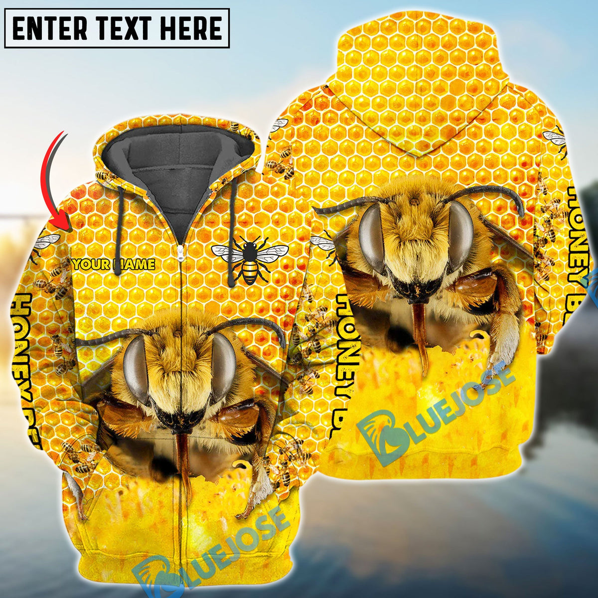 BlueJose Honey Bee 21 Personalized Shirt