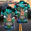 BlueJose Darts “Peace & Aim” 420 Dart Edition Multicolor Options Personalized Name Shirt (4 Colors)
