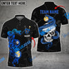 BlueJose Billiards Ball 8 And 9 Snake Skull Personalized Name, Team Name Shirt (4 Colors)