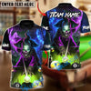 BlueJose Billiards Neon Killer Joker Personalized Name, Team Name Unisex Shirt (4 Colors)