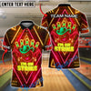BlueJose Bowling Neon Cowboy Strike Customized Name, Team Name 3D Shirt (4 Colors)