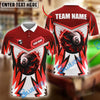 BlueJose Billiards Ball 8 Fire Wings Personalized Name Shirt (4 Colors)