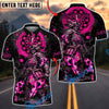 BlueJose Darts Samurai Warrior Target Pattern Multicolor Options Personalized Name Shirt (4 Colors)