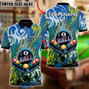 BlueJose Billiards 8-Ball Firestorm Crusher Customized Name, Team Name 3D Shirt (4 Colors)