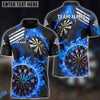 BlueJose Darts Wall Of Flame War Personalized Name, Team Name Shirt (5 Colors)