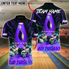BlueJose Bowling And Pins Red Tuesday Horror Customized Name, Team Name 3D Shirt (4 Colors)
