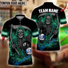 BlueJose Billiards Ball 8 & Ball 10 Reaper Personalized Name Shirt (4 Colors)