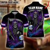BlueJose Billiards Ball 8 & Ball 10 Reaper Personalized Name Shirt (4 Colors)