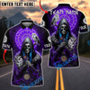 BlueJose Darts Skull Shadow Owl Personalized Name, Team Name Unisex Shirt (4 Colors)