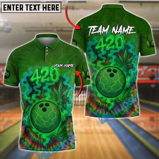 BlueJose Bowling And Pins 420 CNB Champion Personalized Shirt