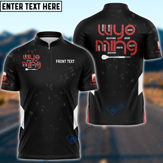 BlueJose Wyoming Darts Custom Name Shirt