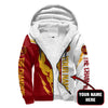 BlueJose Custom Name Boxing Red 3D Hoodie