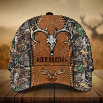 BlueJose Premium Skull Deer Hunting Multicolor Personalized Cap