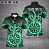 BlueJose Darts Lightning Smoke Fire Flame Personalized Name, Team Name Shirt (4 Colors)