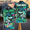 BlueJose Darts Cool Shark Graffiti Style Multicolor Options Personalized Name Shirt (4 Colors)