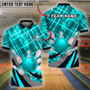 BlueJose Bowling And Pins Xmas Style Caro Customized Name 3D Shirt (4 Colors)