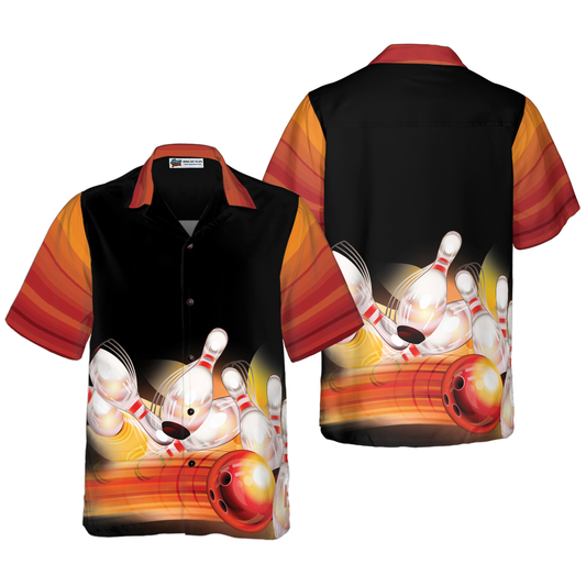 BlueJoses Bowling Ball And Pin Hawaiian Shirt