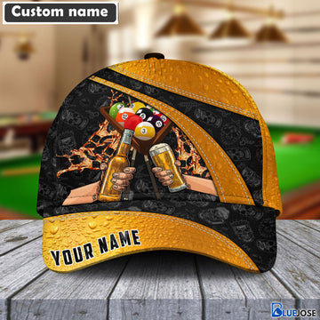 BlueJose Billiards & Beer Personalized Name Cap