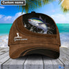 BlueJose Custom Name Tuna Fishing Happiness Cap