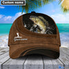 BlueJose Custom Name Crappie Fishing Happiness Cap