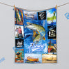 BlueJose Pike Fishing Lovers Blanket
