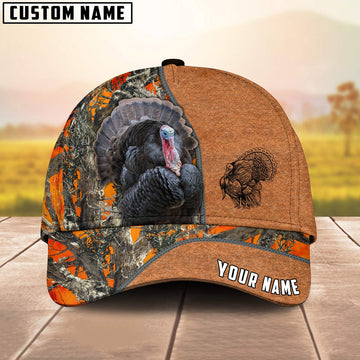 BlueJose Turkey Hunting Season Pattern Personalized Name Cap