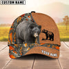 BlueJose Bear Hunting Season Pattern Personalized Name Cap