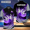 BlueJose Tornado Bowling And Pins Personalized Name Team Name 3D Shirt