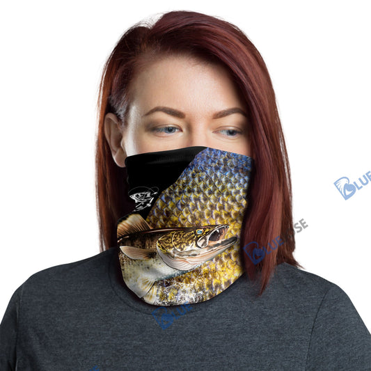 BlueJose Walleye Fishing Neck Gaiter