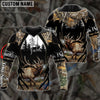 BlueJose Customized Name Elk Hunting 3D Shirts