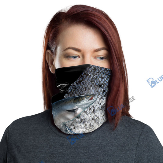 BlueJose Salmon Fishing Neck Gaiter