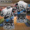 BlueJose Bowling And Pins Fury Shark Multicolor Customized Name 3D Shirt (4 Colors)