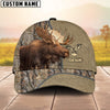 BlueJose Moose Hunting Classic Pattern 3D Personalized Cap